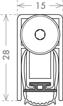 ASPLU (nut: 15x28mm)